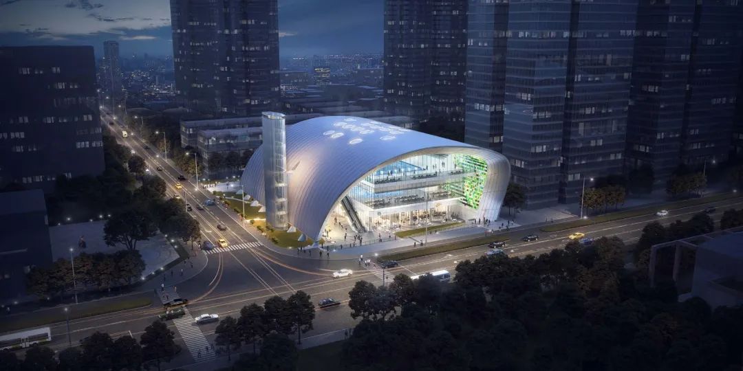 西安经开区全民健身中心方案公布，“隐退”在街道旁(图7)