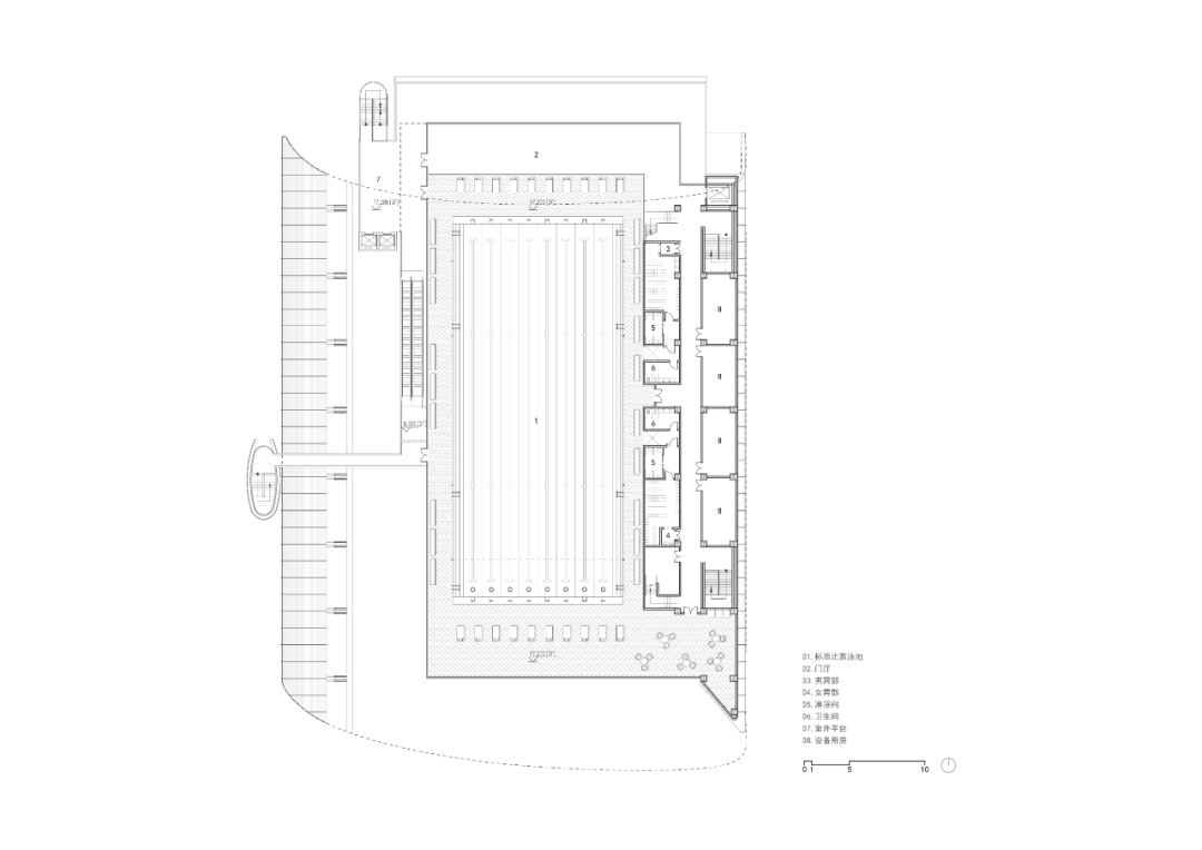 西安经开区全民健身中心方案公布，“隐退”在街道旁(图11)