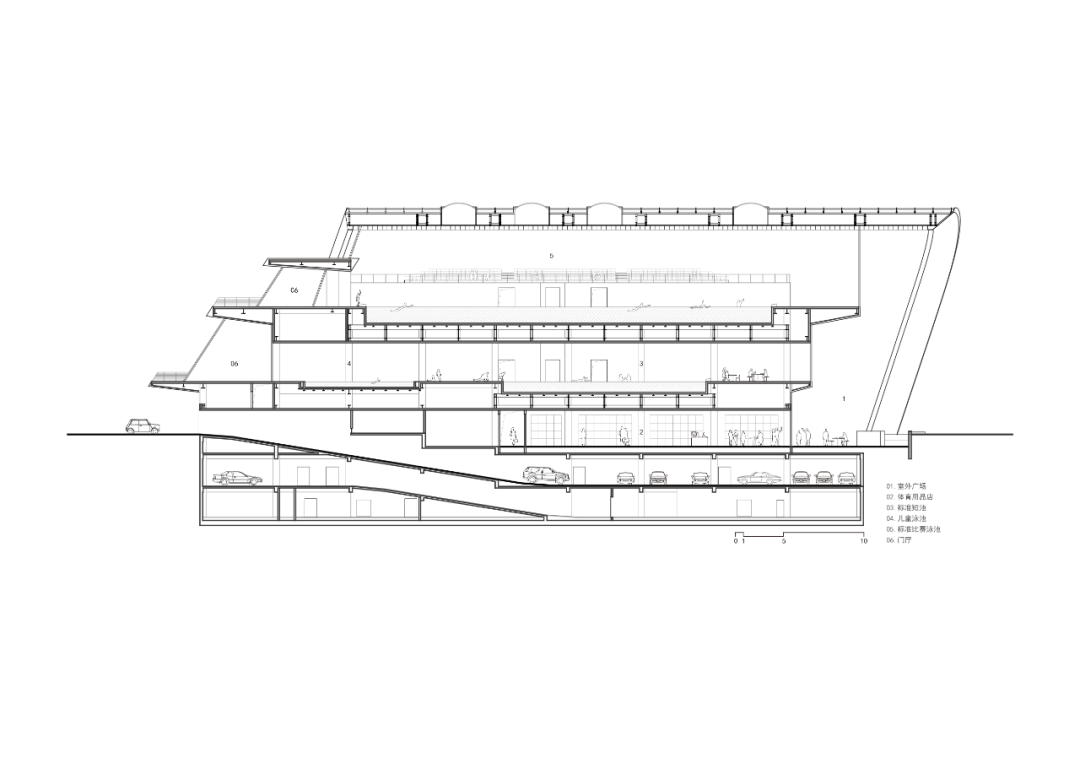 西安经开区全民健身中心方案公布，“隐退”在街道旁(图21)