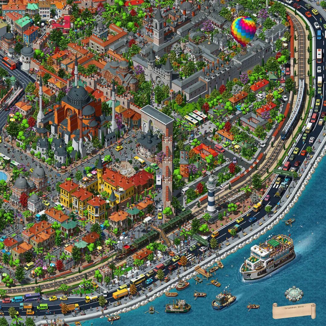 大叔 @Tarık TOLUNAY 软件中的城市！(图12)