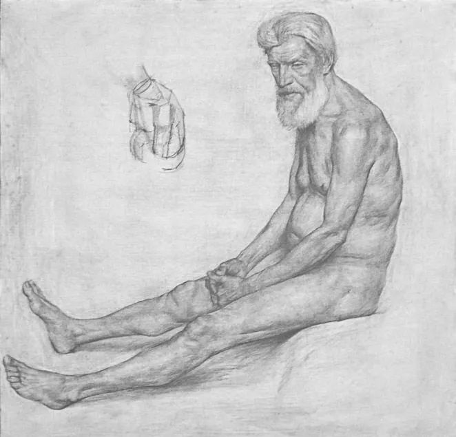 俄罗斯的大学教授，伊戈尔·帕诺夫的素描速写(图28)