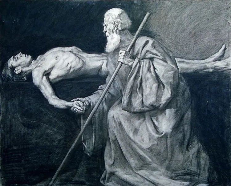 俄罗斯的大学教授，伊戈尔·帕诺夫的素描速写(图23)