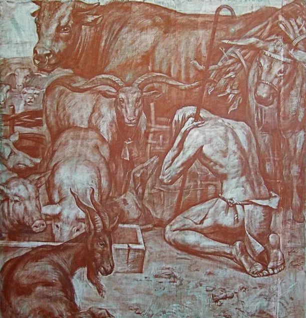 俄罗斯的大学教授，伊戈尔·帕诺夫的素描速写(图40)