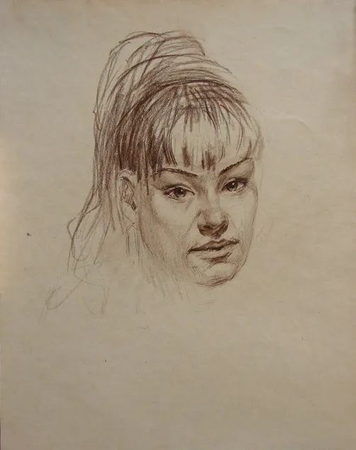 俄罗斯的大学教授，伊戈尔·帕诺夫的素描速写(图46)