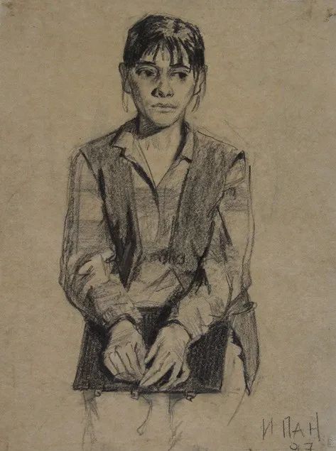 俄罗斯的大学教授，伊戈尔·帕诺夫的素描速写(图52)