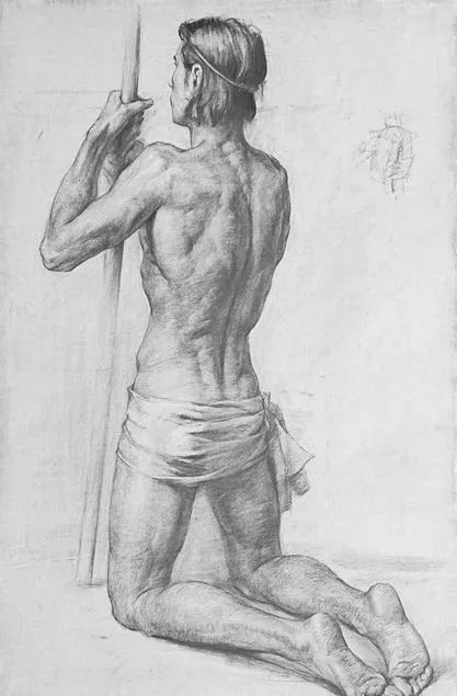 俄罗斯的大学教授，伊戈尔·帕诺夫的素描速写(图77)