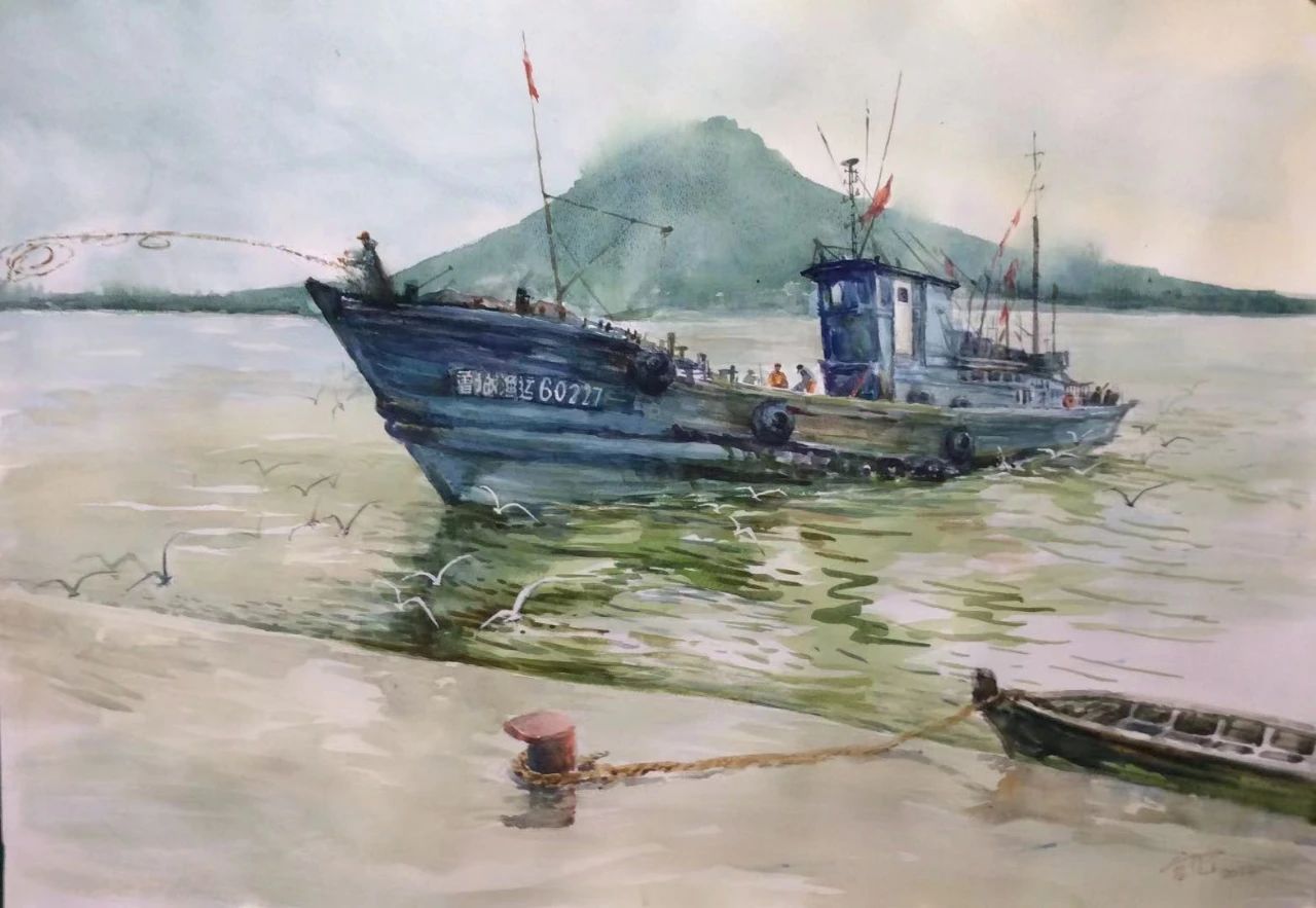 第二届“齐鲁彩韵”山东水彩画会优秀作品线上展(图50) 第二届“齐鲁彩韵”山东水彩画会优秀作品线上展(图50)