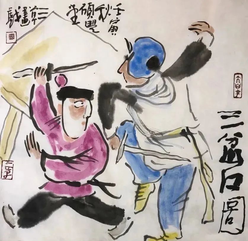 一组优秀的戏曲人物画！(图15)