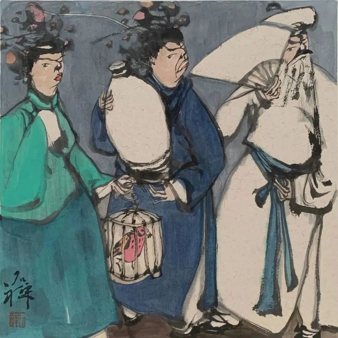 一组优秀的戏曲人物画！(图17)