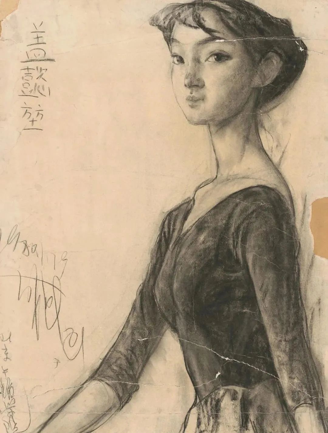 一组赵成民老师素描作品(图7)