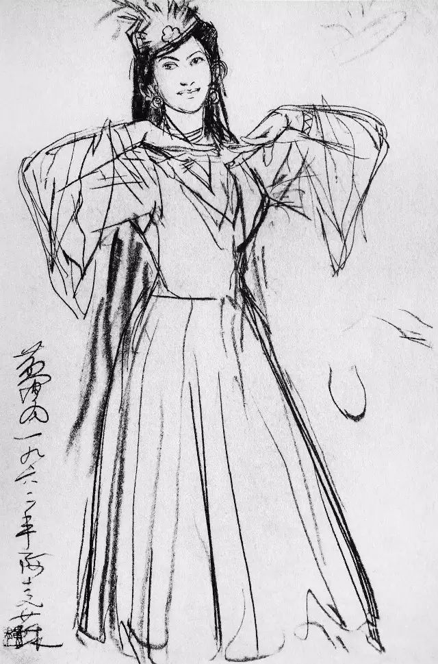 黄胄老师速写作品一组(图2)