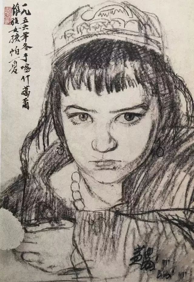 黄胄老师速写作品一组(图4)