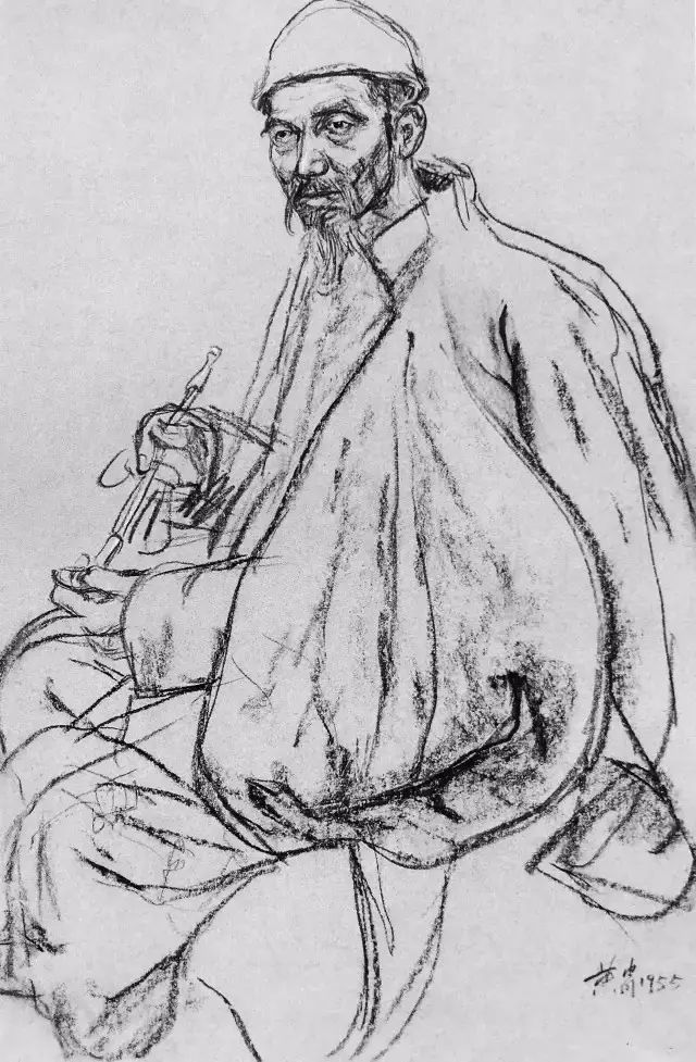 黄胄老师速写作品一组(图16)