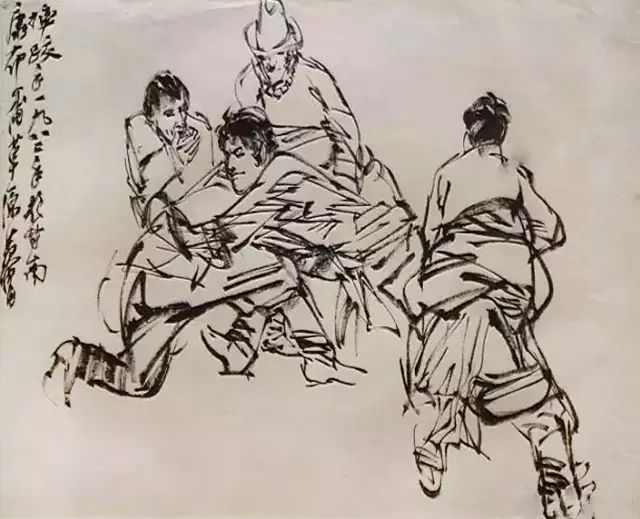 黄胄老师速写作品一组(图36)