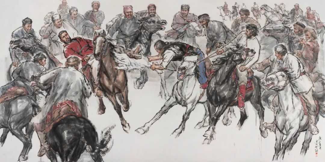 薪火赓续丨中央美术学院中国画与书法学院青年教师作品展在炎黄艺术馆开幕(图22)