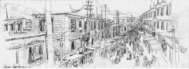 于小冬风景素描四十年1983-2023(图11)