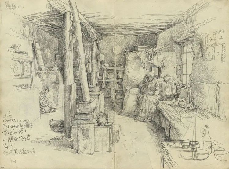 于小冬风景素描四十年1983-2023(图13)