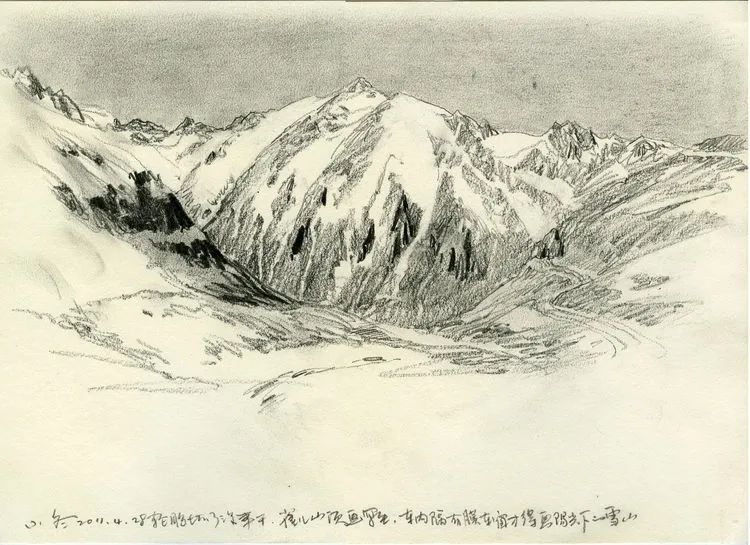 于小冬风景素描四十年1983-2023(图37)