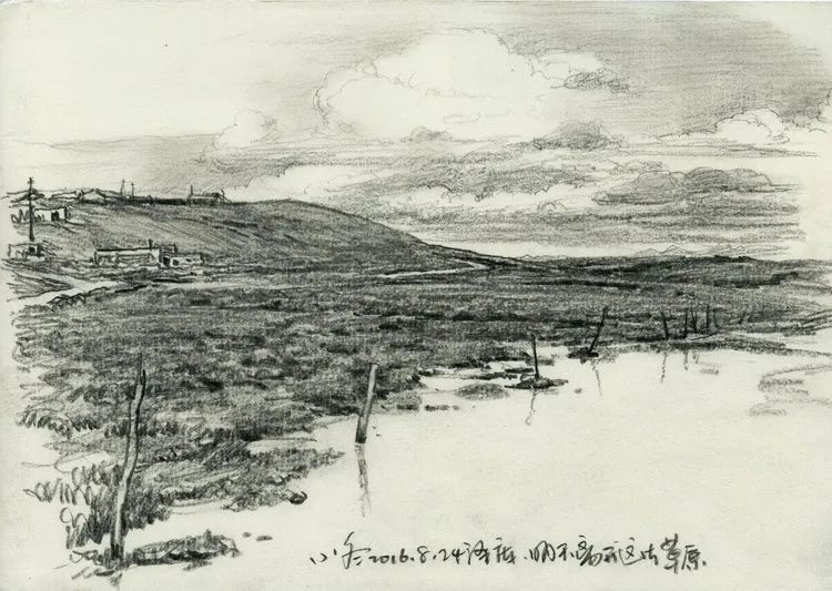 于小冬风景素描四十年1983-2023(图40)
