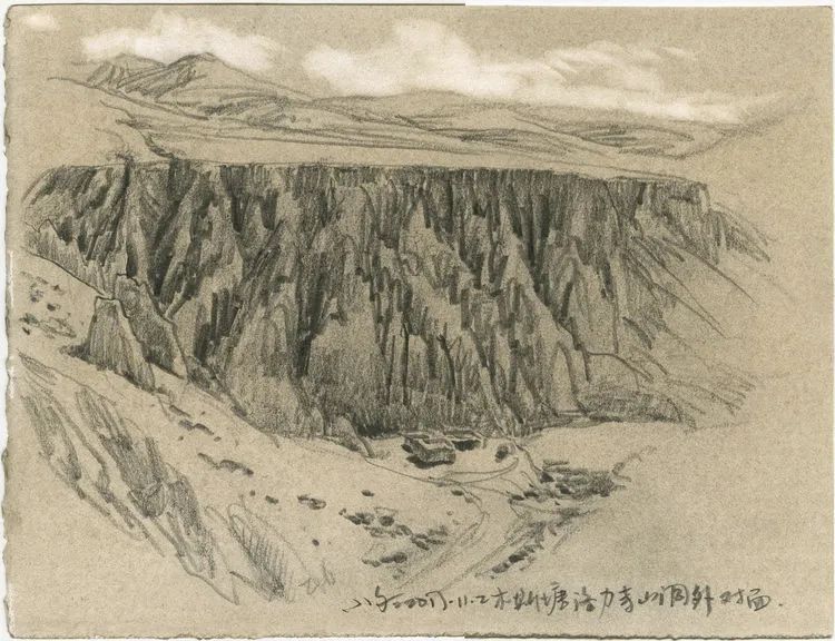 于小冬风景素描四十年1983-2023(图42)