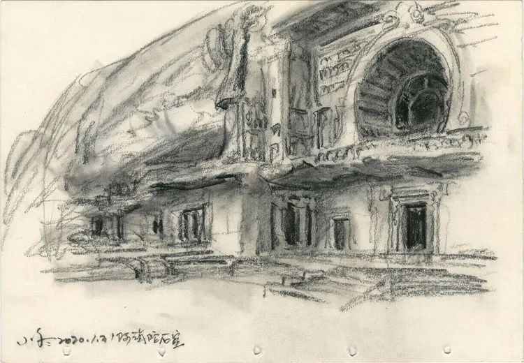 于小冬风景素描四十年1983-2023(图70)