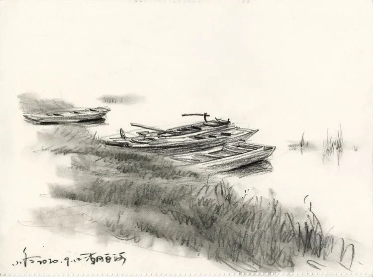 于小冬风景素描四十年1983-2023(图72)
