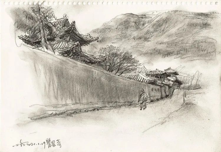 于小冬风景素描四十年1983-2023(图83)