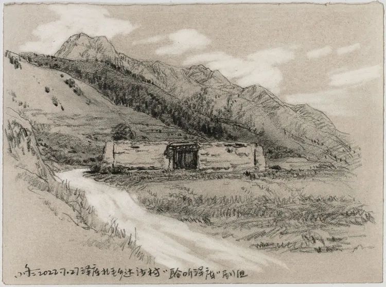 于小冬风景素描四十年1983-2023(图84)