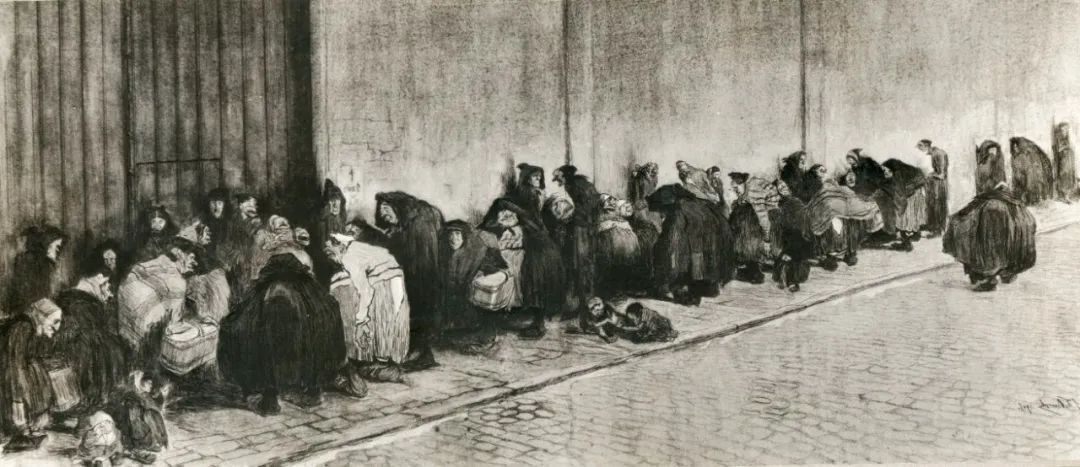 比利时杰出画家，朱尔·布鲁克素描(图24)