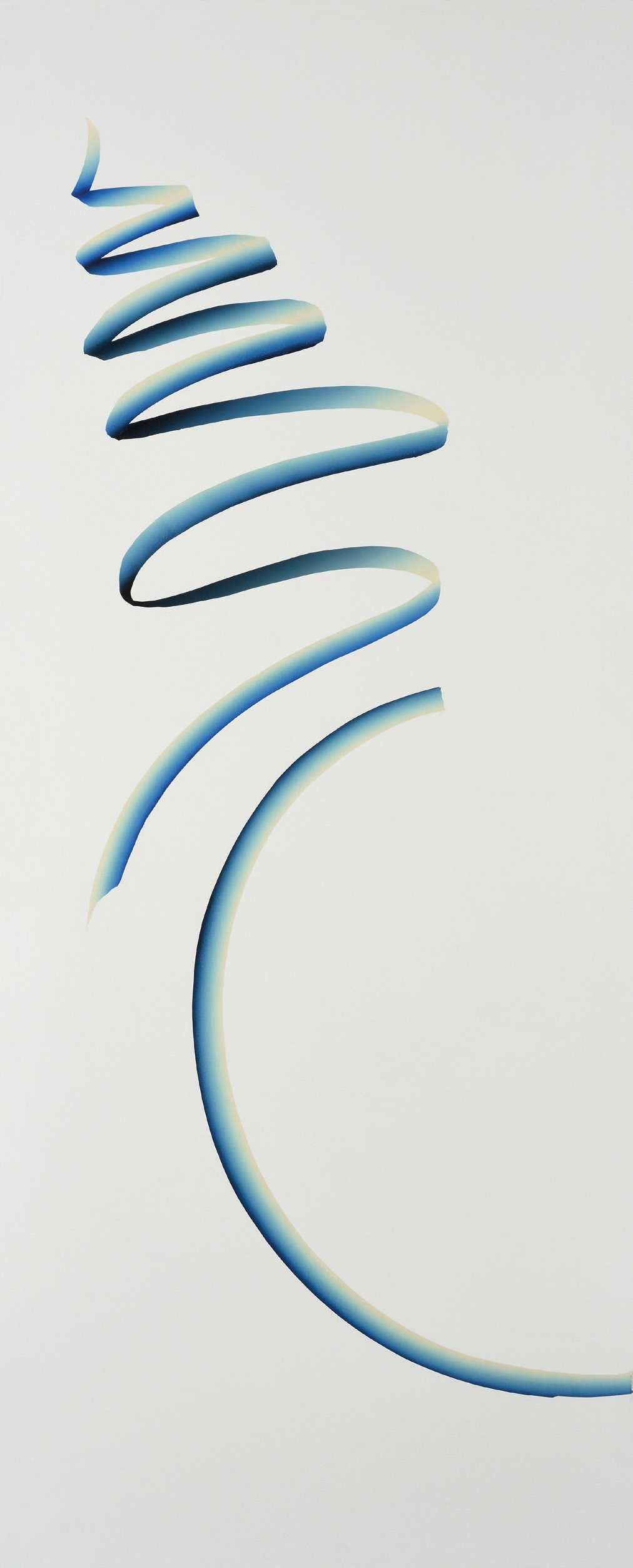 塔马斯·亨茨(匈牙利)-酷线,布面油画,250x100cm,1985年.png “旅途:亚诺士·法约及PESTI工作室”展览将于本周六对外展出(图12)