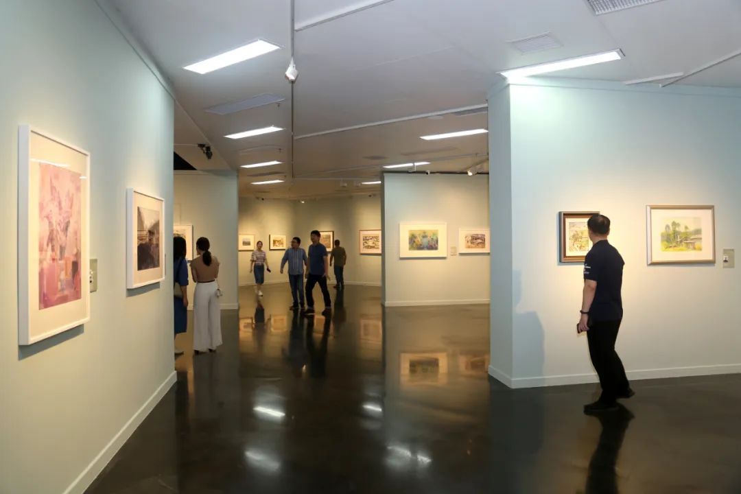 青绿梧桐——深圳·长沙水彩名家作品交流展在深圳市公共文化艺术创作中心（深圳画院）展出(图13)