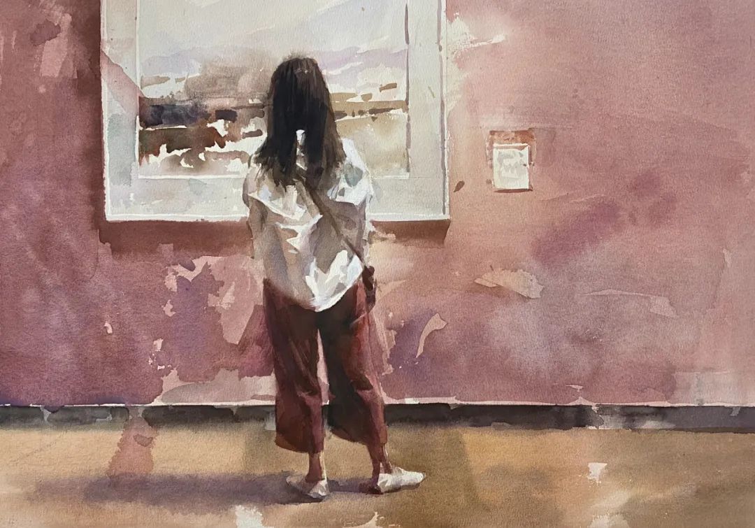 青绿梧桐——深圳·长沙水彩名家作品交流展在深圳市公共文化艺术创作中心（深圳画院）展出(图48)