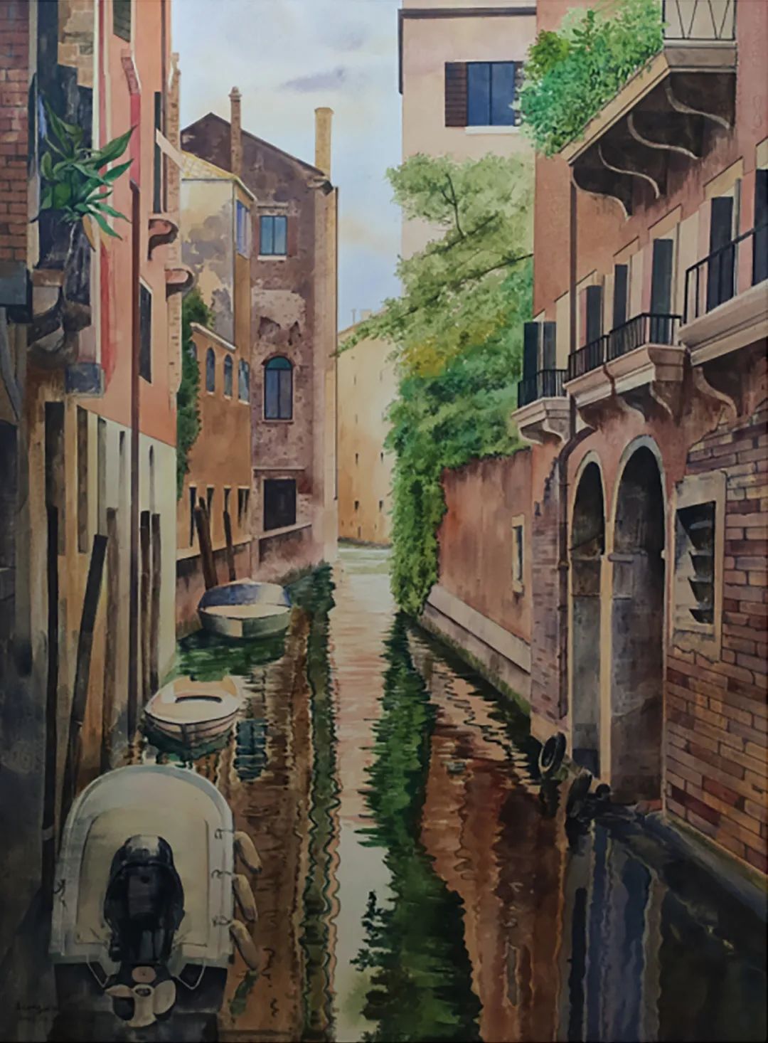青绿梧桐——深圳·长沙水彩名家作品交流展在深圳市公共文化艺术创作中心（深圳画院）展出(图55)