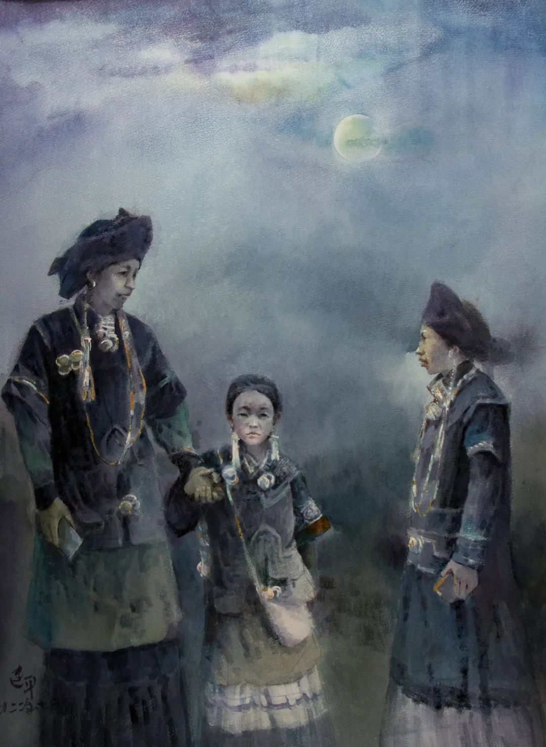 青绿梧桐——深圳·长沙水彩名家作品交流展在深圳市公共文化艺术创作中心（深圳画院）展出(图84)