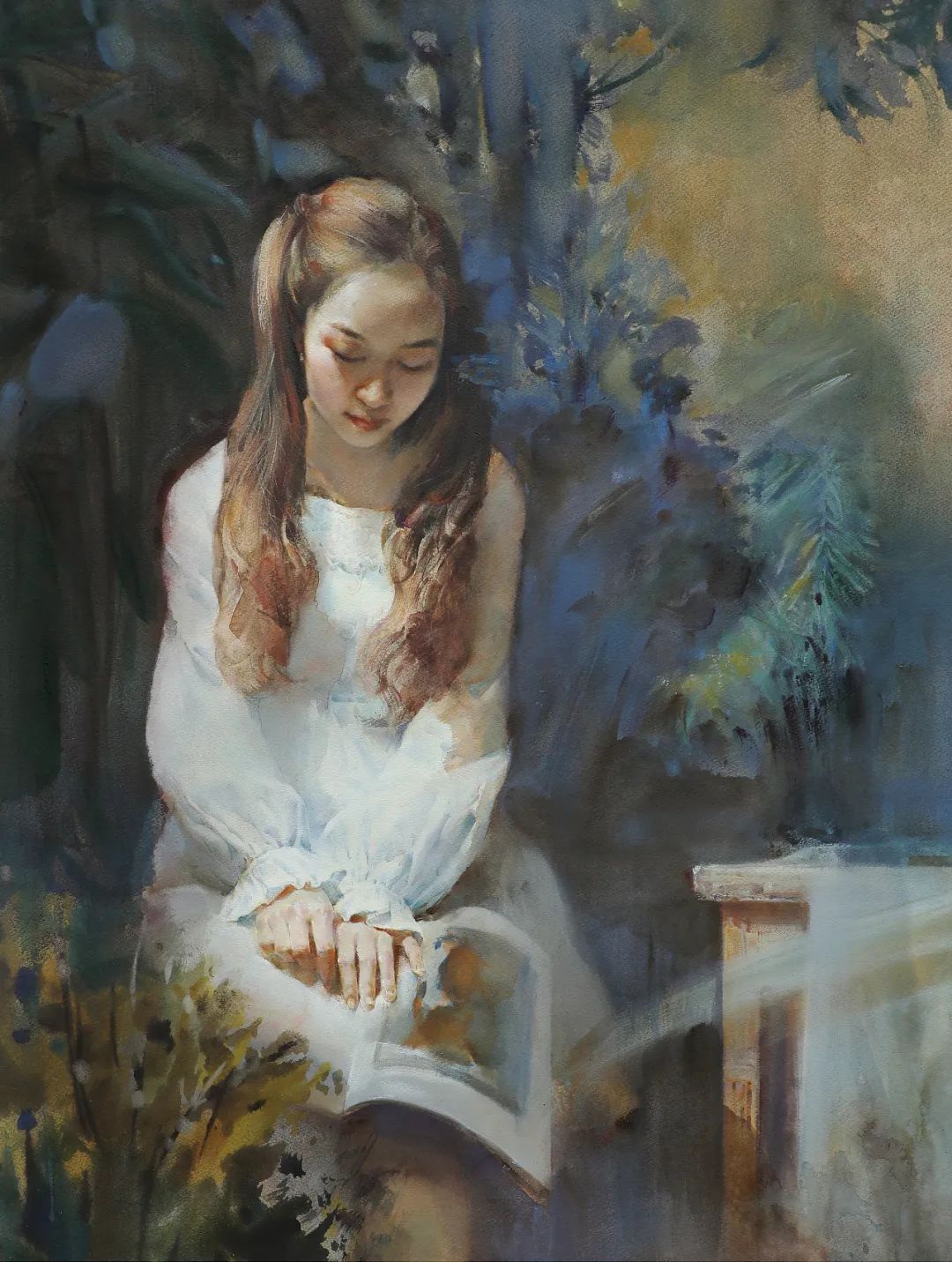 青绿梧桐——深圳·长沙水彩名家作品交流展在深圳市公共文化艺术创作中心（深圳画院）展出(图93)