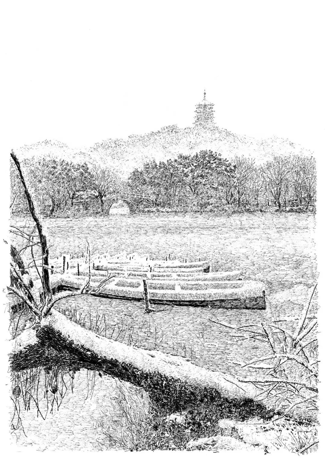 西湖美——张建庭“迎亚运”画展启幕(图13) 西湖美——张建庭“迎亚运”画展启幕(图13)