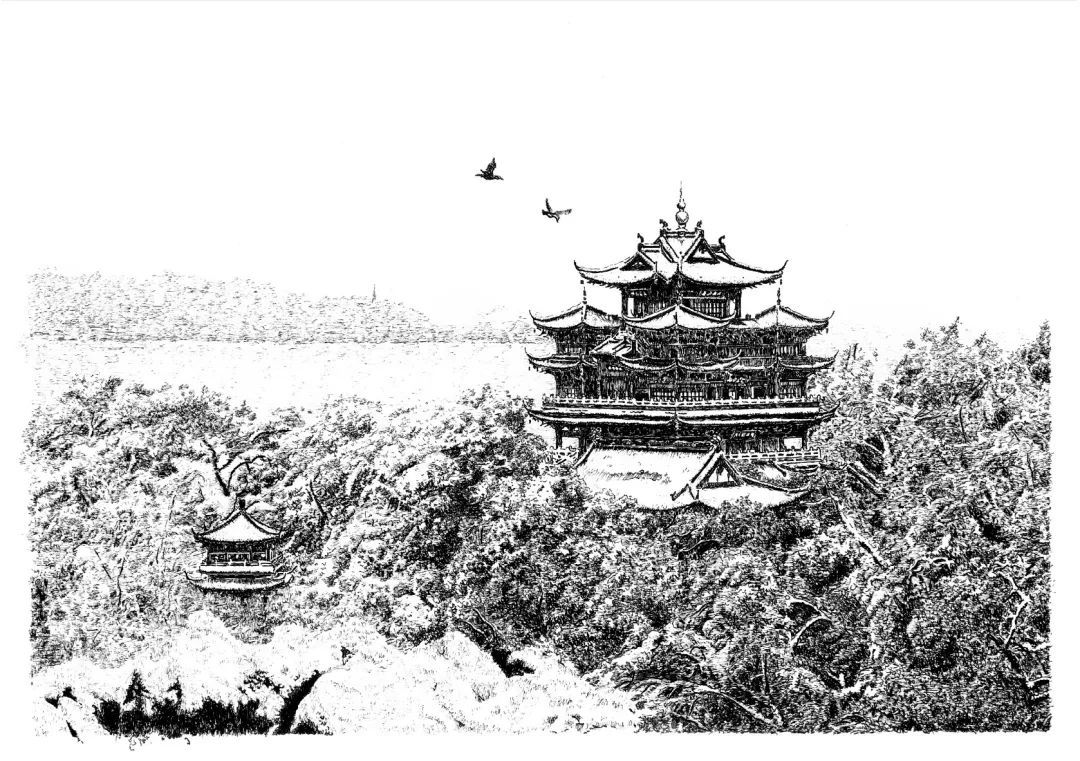 西湖美——张建庭“迎亚运”画展启幕(图15) 西湖美——张建庭“迎亚运”画展启幕(图15)