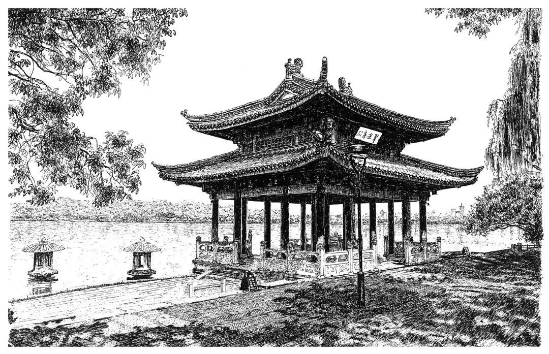 西湖美——张建庭“迎亚运”画展启幕(图55) 西湖美——张建庭“迎亚运”画展启幕(图55)