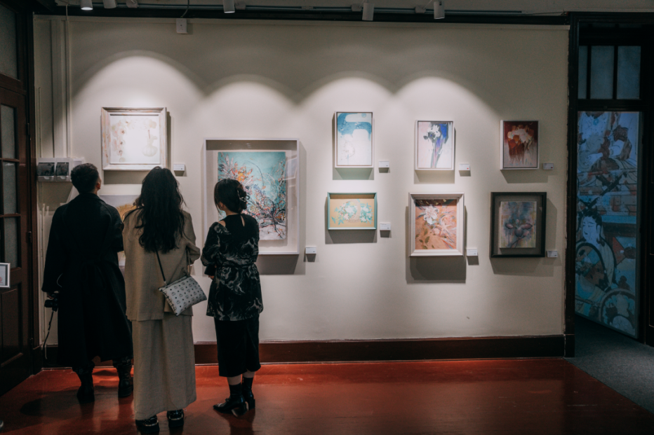青年岩彩画家交流展 感知敦煌的艺术回响(图7)