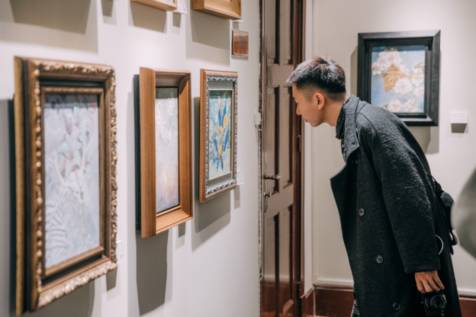青年岩彩画家交流展 感知敦煌的艺术回响(图8)