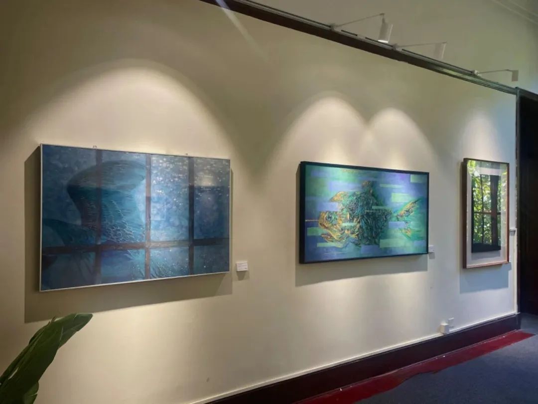 青年岩彩画家交流展 感知敦煌的艺术回响(图14)
