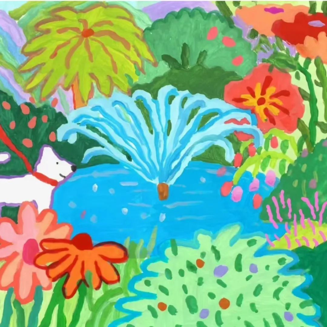 插画师Seeun Park丨「松弛感」都被他画进绘画里了！(图2)