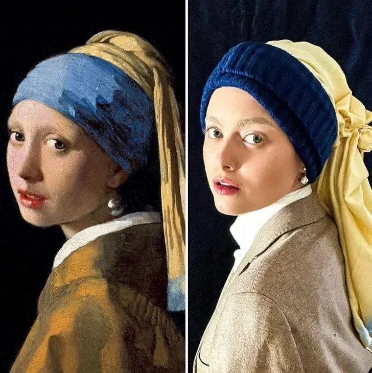 美女艺术家“角色扮演”重现名画，让人大呼过瘾！(图2)